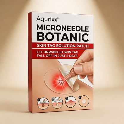 SOLUBLE MICRONEEDLE BOTANICAL SKIN TAG REMOVAL PATCH