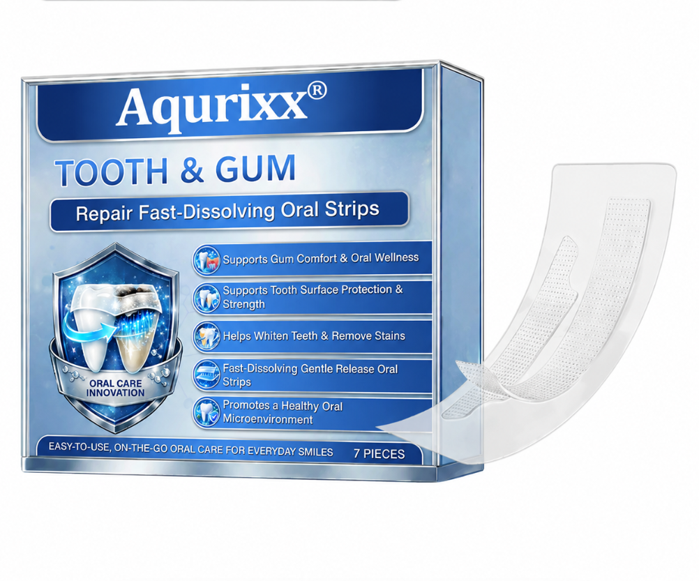 Aqurixx® Tooth & Gum Care Fast-Dissolving Microneedle Patch