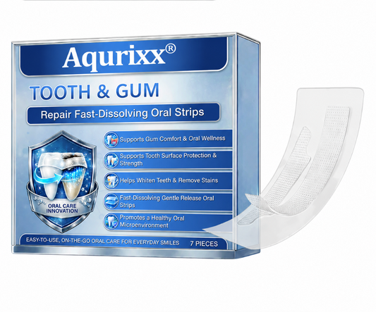 Aqurixx® Tooth & Gum Care Fast-Dissolving Microneedle Patch